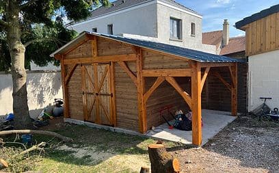 Image d'une cabane en bois